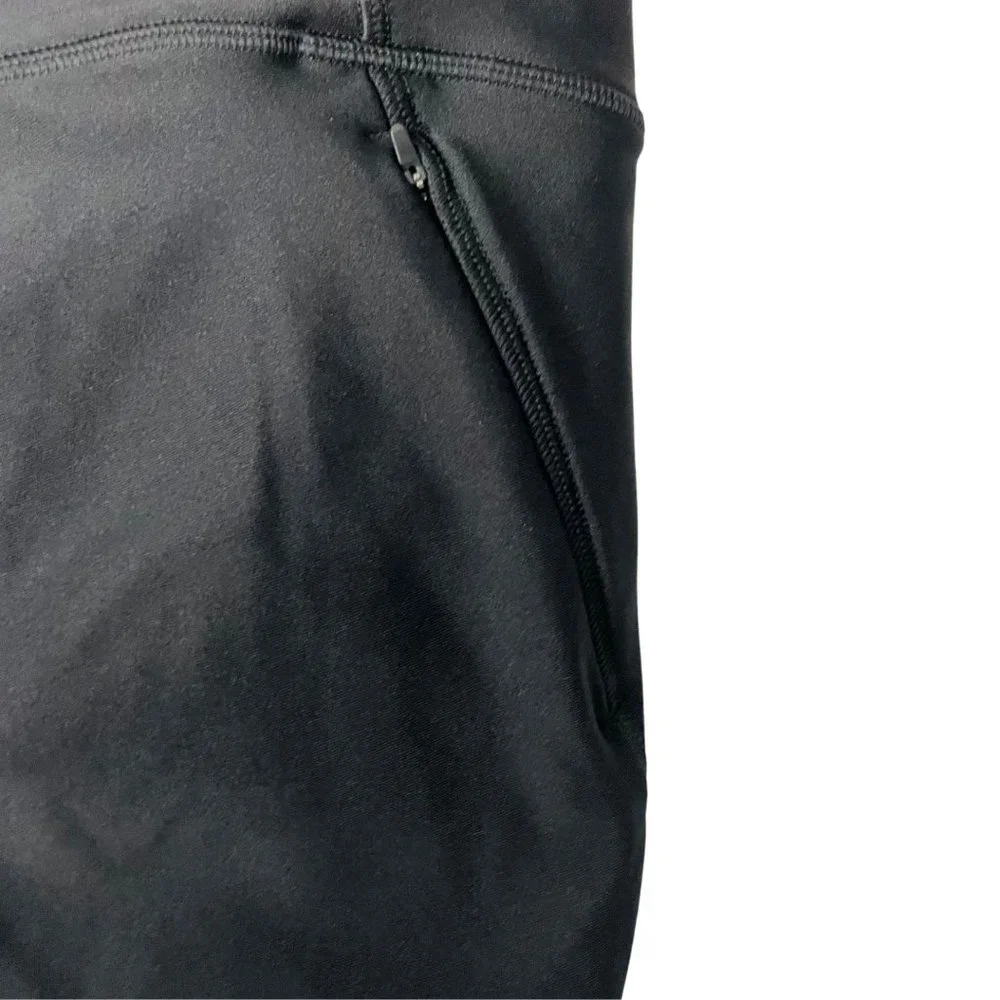 Under Armour Size Small Black Compression Leggings Elastic Waist Drawstring - Picture 7 of 9